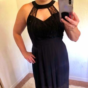 BCBG black maxi  dress. Size four. New with tags.